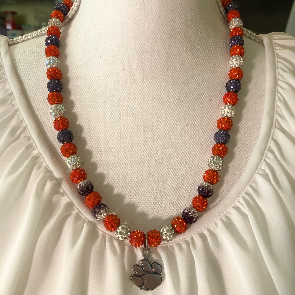 Clemson Necklace